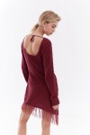 Vestido Zafira Bordó