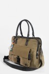Briefcase con llavero verde
