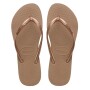 Sandalias Havaianas Slim Mujer Rose Gold