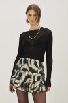 Falda Sienna Wild Lurex Verde