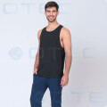 Musculosa Básica Deportiva Dry Fit Color Negro