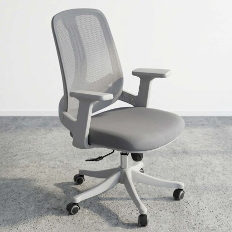SILLA DE OFICINA MALLA GRIS TYRE