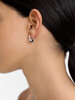 Aros Cortos - Plata De Ley 926 plateado