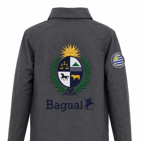 Campera Taslon Escudo Nacional Gris