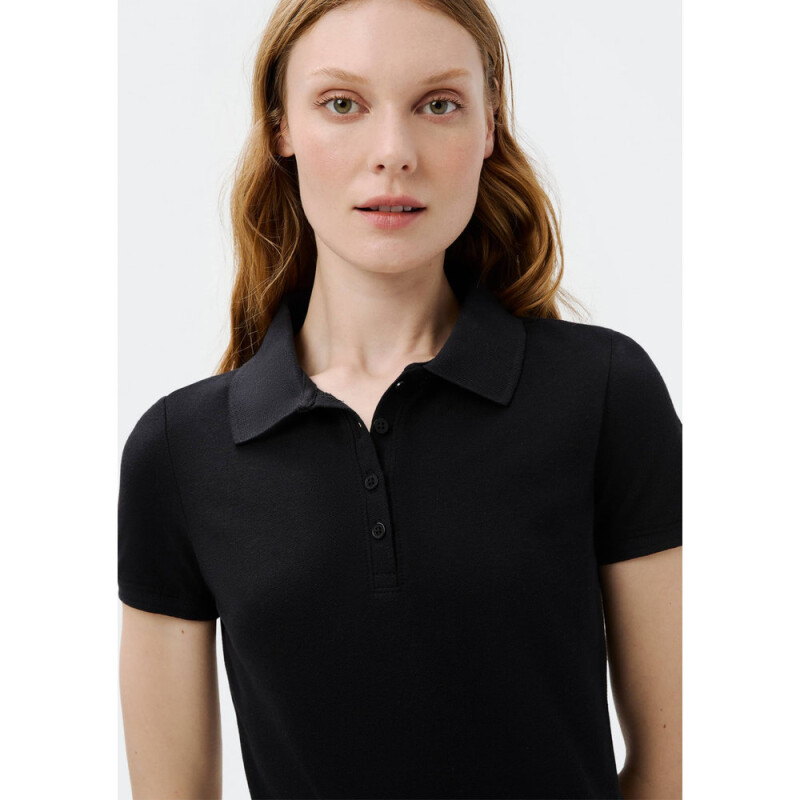 CAMISA POLO MM FEM PRETO ESCURO