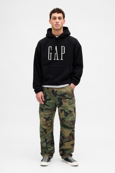 Canguro Polar Logo Gap Hombre Black