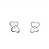 Caravanas Corazón enlazado-Plata 925-Sin piedra-CA3488 sinpiedra