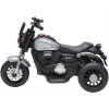 Moto Triciclo a Batería Lumax Infantil con Luces y Sonidos Gris