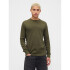 V-FRCH LS WAFFLE MINI LOGO CREW ARMY JACKET GREEN