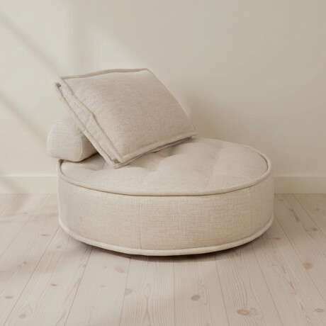 SOFÁ GIRATORIO 1 CUERPO TELA-PREMIUM NATURAL-BEIGE ELEMENT NATURAL