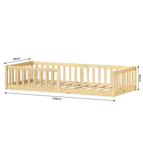 CAMA KIDS MADERA NATURAL-BEIGE ARENA