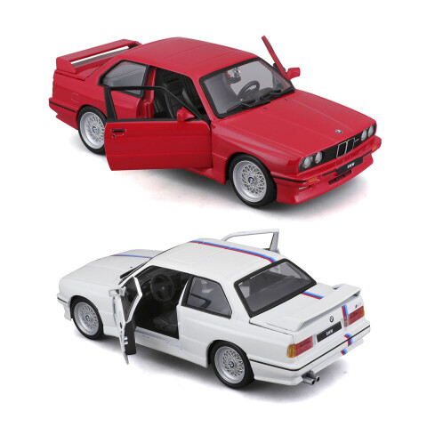 Auto de Colección Bburago Escala 1:24 BMW 3 Series M3 1988 COLORES SURTIDOS