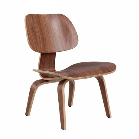 BUTACA LCW MADERA MARRON ESTILO EAMES NOGAL