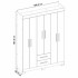 Ropero Abba 6 Puertas 2 Cajones NT6015 Freijo | Off White Ropero Abba 6 Puertas 2 Cajones NT6015 Freijo | Off White