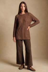 Sweater Texturado Chocolate