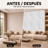 Placa PVC Símil Mármol 2,44x1,22m 3mm Pack X20 Gris Veteado 2