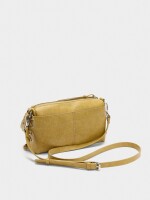 Bolso De Hombro Trenzado mostaza