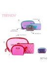 Set Necessaire Trendy Lila