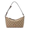 Shoulder Bag Anders Mocha Logo/mahogany