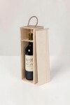 Caja de madera para vino 10,4×10,4×34,5 cm Caja de madera para vino 10,4×10,4×34,5 cm