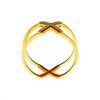 Anillo-Oro bajo-Piedra Zirconia-AN8040 conpiedra