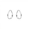 Caravanas Aro ancho Plata - Plata 925- Sin Piedra - CA4119 sinpiedra