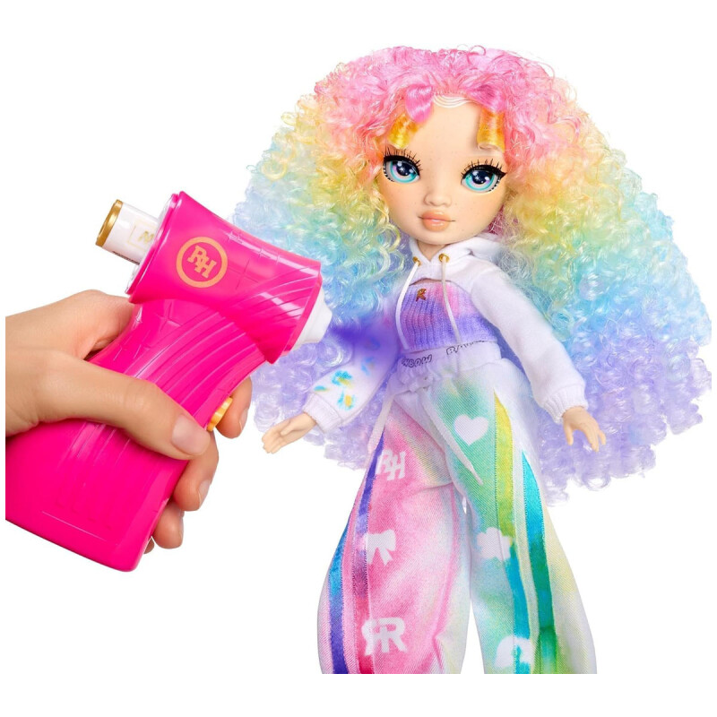 Rainbow High Muñeca Verde con Kit de Aerógrafo, Rotuladores Arco Iris Lavables Rainbow High Muñeca Verde con Kit de Aerógrafo, Rotuladores Arco Iris Lavables