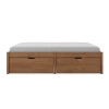 Cama Madera Maciza Con Cajones - 2 plazas - Linea Beauty Amendoa