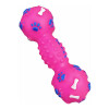 Juguete Para Perro Con Chifle Y Forma De Mancuerna FUCSIA