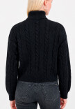 Polera trenza NEGRO
