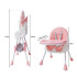 Silla De Bebe Para Comer Plegable Asiento 2 En 1 Arnes Cinturon Seguridad 3 Puntos Imback Color Rosa Silla De Bebe Para Comer Plegable Asiento 2 En 1 Arnes Cinturon Seguridad 3 Puntos Imback Color Rosa