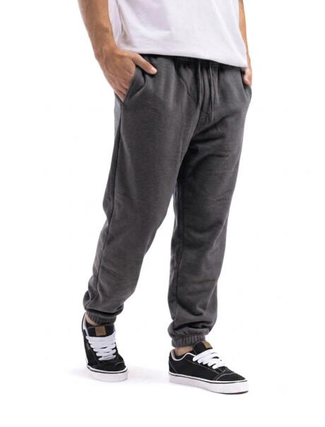 Pantalón Jogging con Puño Forum Gris Topo