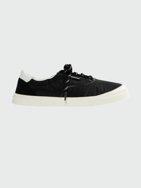 MONCLER - Zapatillas de ante Vera Leisure Negro