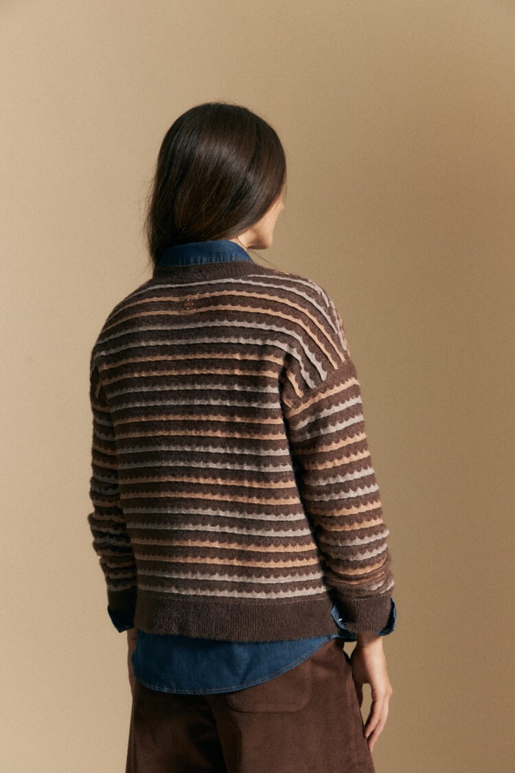 SWEATER LOMA Marron