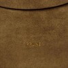 Cartera al hombro Mod en efecto gamuza Verde