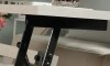 Mesa Ratona Articulada con cajones - Sauder - Linea Trestle Beige
