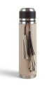 Termo de acero forrado en cuero de 1lt Beige