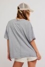 REMERA NINA V Gris