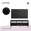 Rack con Panel para TV hasta 65 Pulgadas Negro