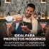 Placa PVC Símil Mármol 3mm Con Detalle Área Útil 2,20×1,22m Mármol Gris