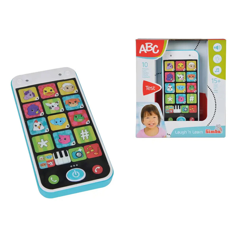 Celular con luz y sonido para bebes ABC Celular con luz y sonido para bebes ABC