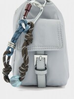 Bolso Bandolera De Nylon Con Colgante crudo