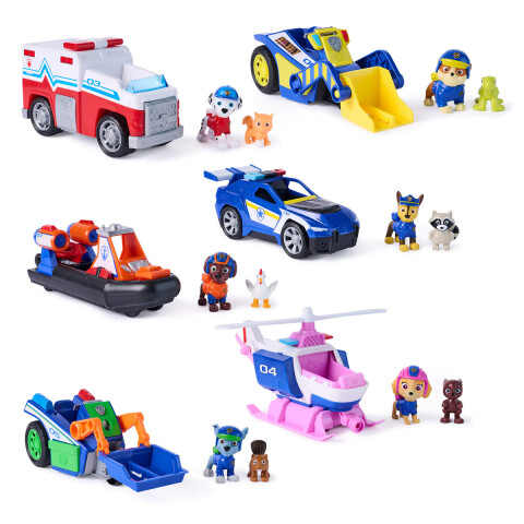 Set Vehículo con Perro y Animal Paw Patrol Diseños Surtidos U