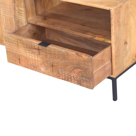 RACK PARA TV MADERA-DE-MANGO NATURAL-BEIGE KANPUR NATURAL