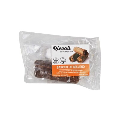 Barquillo Relleno De Dulce De Leche Sin Gluten Riccoli 30g Barquillo Relleno Ddl S/g