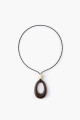 Collar boho chocolate