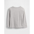 V-FRCH LS LOGO TEE LIGHT HEATHER GREY B08