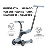 Monopatin DELUXE Qplay Sema 2 en 1 Azul