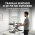 Escritorio Elevable Doble Regulable Altura Hybridesk Compu Color Negro