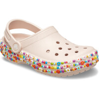 Crocs Classic Clog Beaded Band Rosado